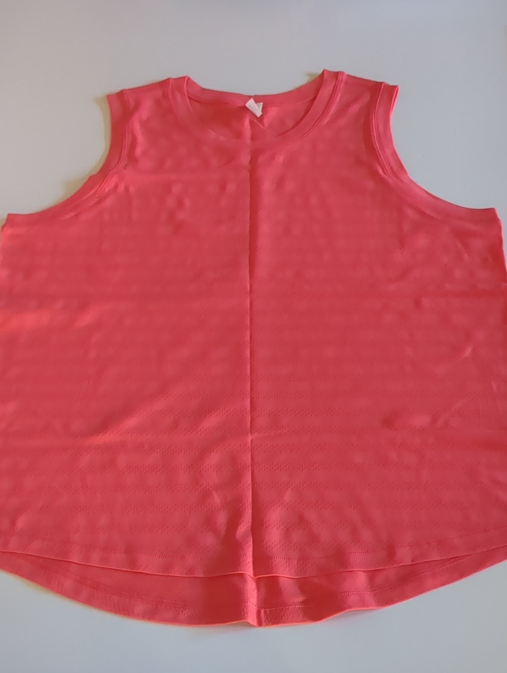 DSG Coral Tank Top - Bright Pink Sleeveless Crew Large
